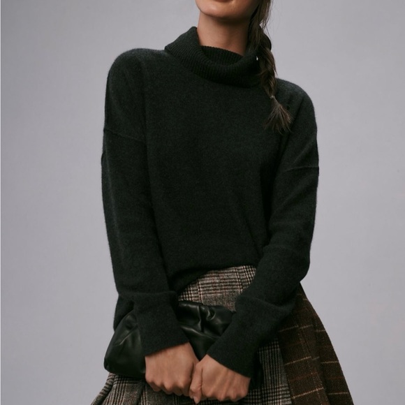 Anthropologie black turtleNeck Sweater - Picture 3 of 6